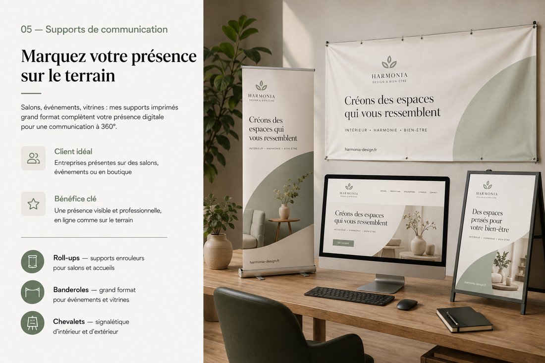 Supports de communication — exemple de réalisation TL Digital